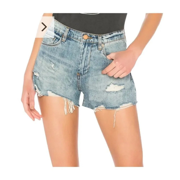 NWT Blank NYC The Barrow Distressed Jean cutoff short early 90s vibes Sz 25 - Picture 1 of 5